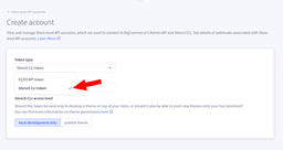 Creating a Stencil CLI Token on BigCommerce